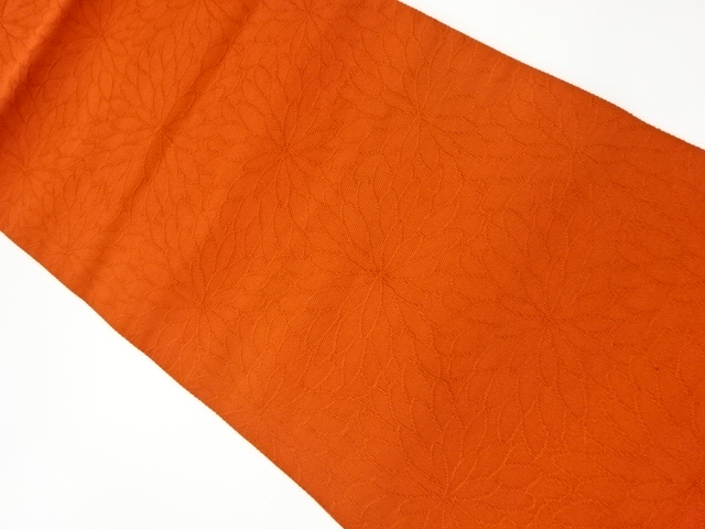 リサイクル　綴れ花模様織出し名古屋帯